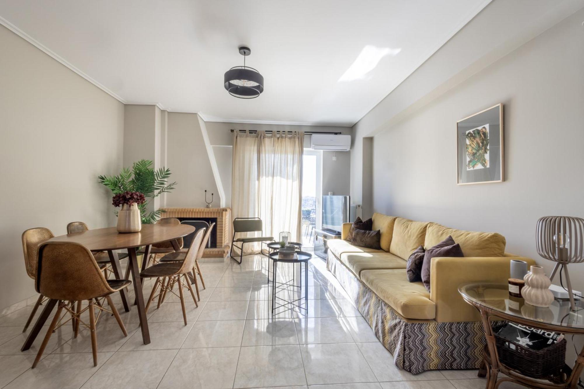 Renovated 3 Bedroom Apt With Acropolis View Athènes Extérieur photo