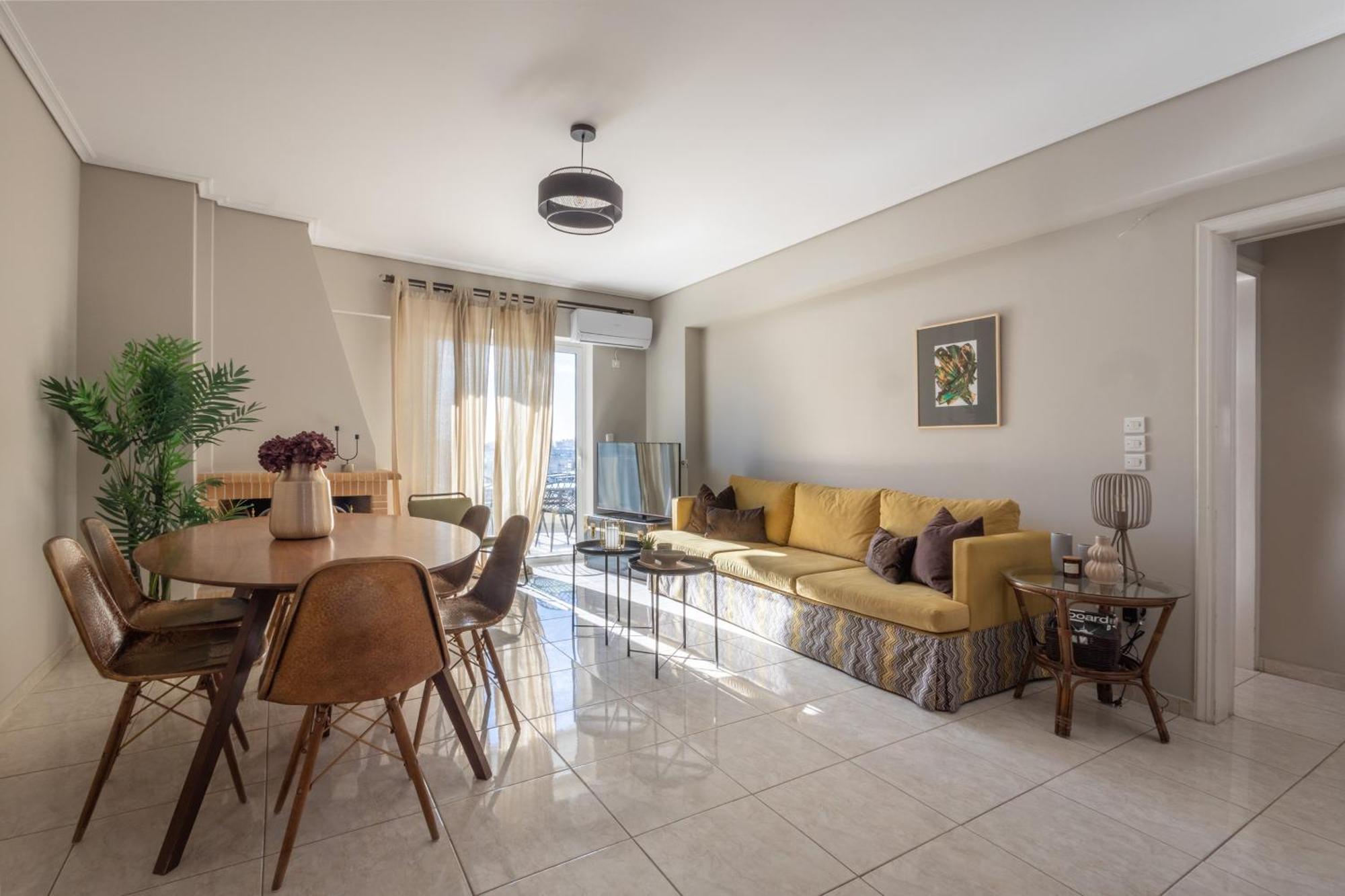 Renovated 3 Bedroom Apt With Acropolis View Athènes Extérieur photo